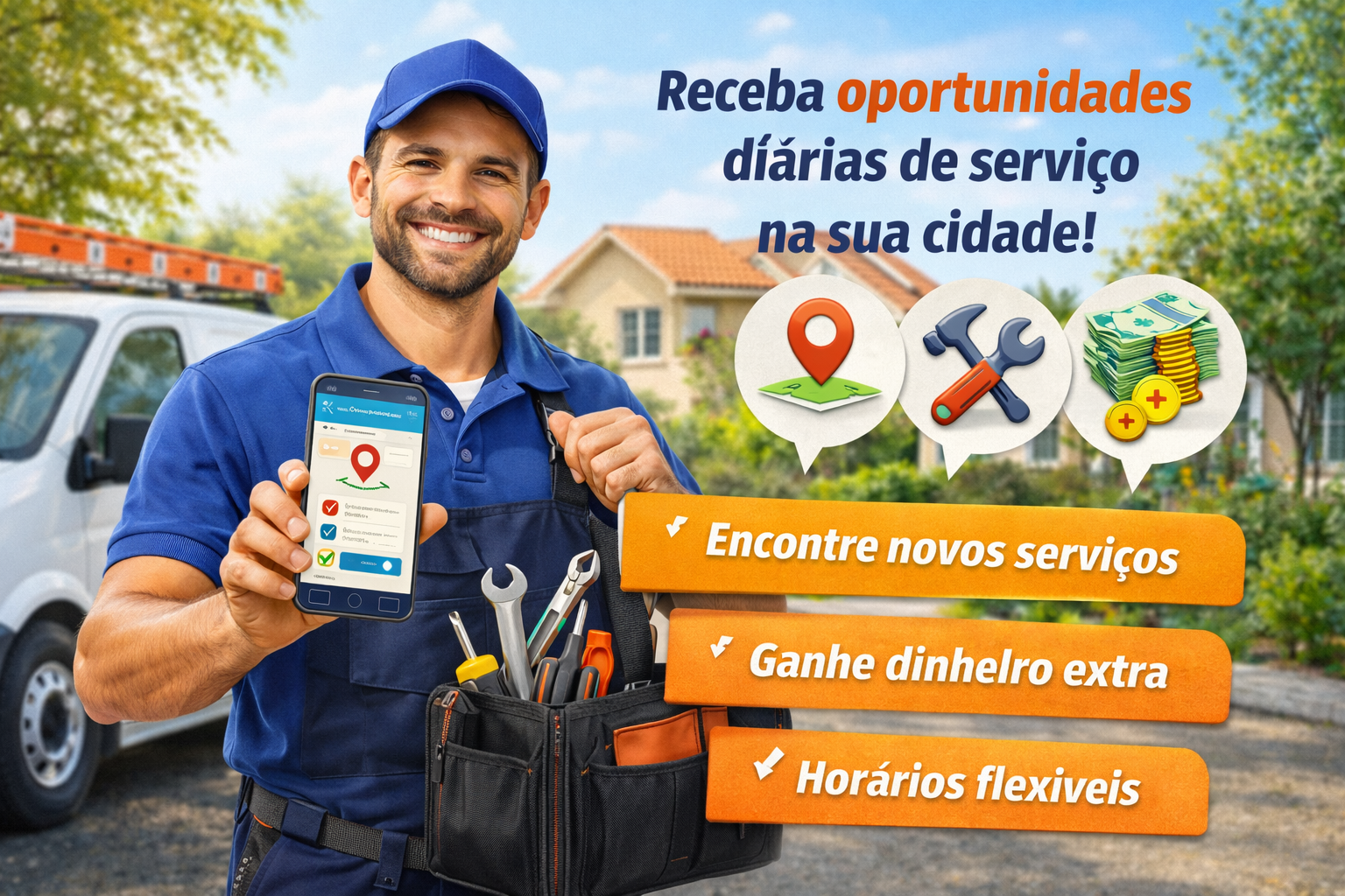 Profissional trabalhando